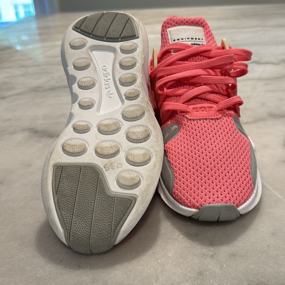 ADIDAS ORIGINALS EQT SUPPORT ADV WHITE / PINK - Picture 9 of 10